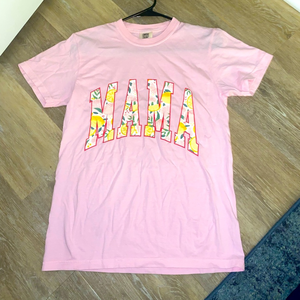 New Pink Lily Mama T shirt - Picture 2 of 3